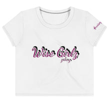 Load image into Gallery viewer, purp. Wise Girlz Crop Tee