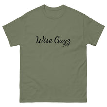 Load image into Gallery viewer, Wise Guy blk letter classic tee