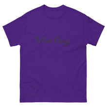 Load image into Gallery viewer, Wise Guy blk letter classic tee